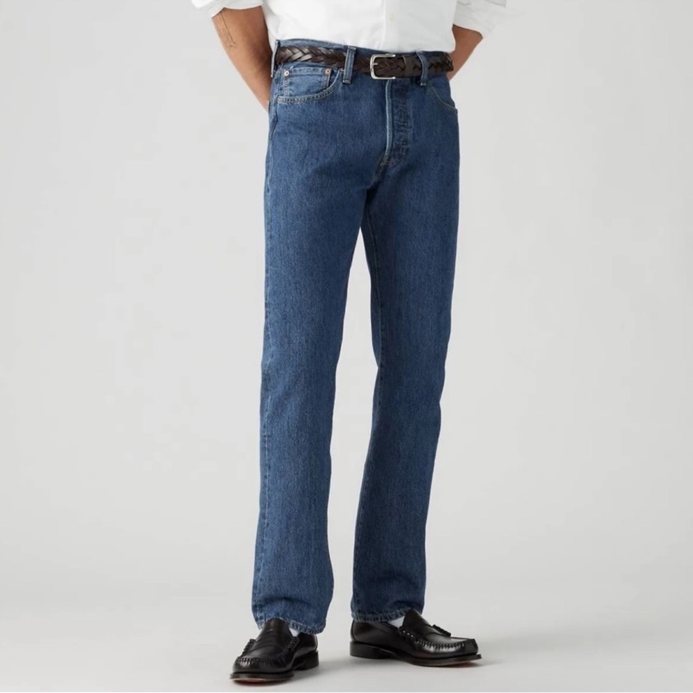 Levi’s 501 Original Fit Button Fly Jeans W34 L36 Excellent Like-New Condition